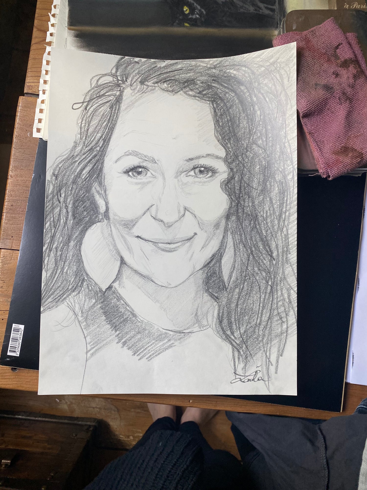 photo d'un auto-portrait réalisé par Marie Laure Lachamp